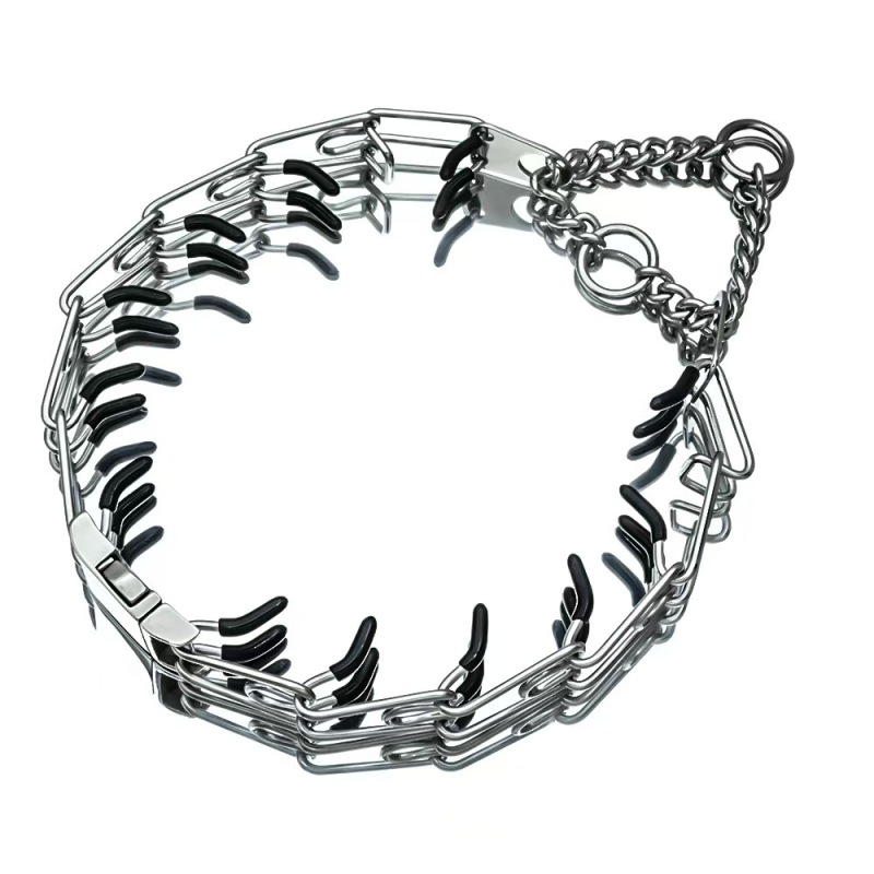Stainless Steel Removable Training Dog Collar, Stimulation Dog Collar
