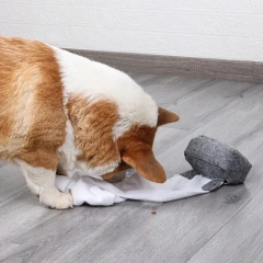 Interactive Sniffing Puppy Toy Tissue Box Nose Work Training Toy for Cats Dogs Snuffle Toys Treat Dog Feeder Pet Playing Toy
