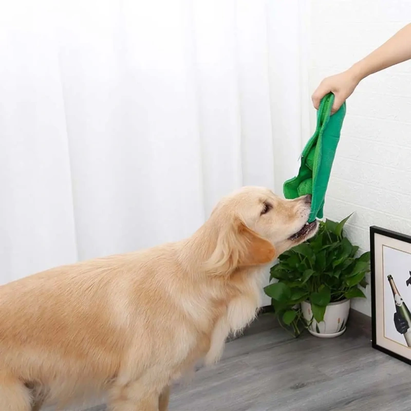 Plush Treat Dispenser Snuffle Mat Slow Feeder Dog Snuffle Bowl Dog Puzzle Toys Pet Supplies Puppy Chew Toy Sniffing Dog Toy