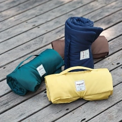 1pc Portable And Foldable Dog Blanket, Waterproof Easy To Clean Dog Cage Pad, Floor Mat, Sleeping Bed For Indoor Outdoor Camping