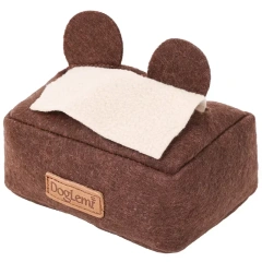 Interactive Sniffing Puppy Toy Tissue Box Nose Work Training Toy for Cats Dogs Snuffle Toys Treat Dog Feeder Pet Playing Toy