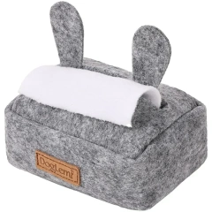 Interactive Sniffing Puppy Toy Tissue Box Nose Work Training Toy for Cats Dogs Snuffle Toys Treat Dog Feeder Pet Playing Toy
