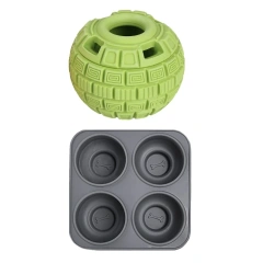 Chew Resistant Dog Puzzle Toy Treat Feeder Slow Eating Digestive Health Feeder