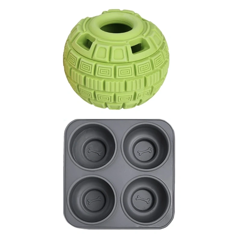 Chew Resistant Dog Puzzle Toy Treat Feeder Slow Eating Digestive Health Feeder