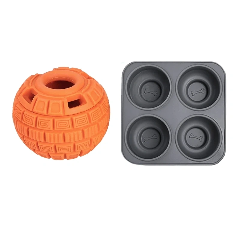 Chew Resistant Dog Puzzle Toy Treat Feeder Slow Eating Digestive Health Feeder