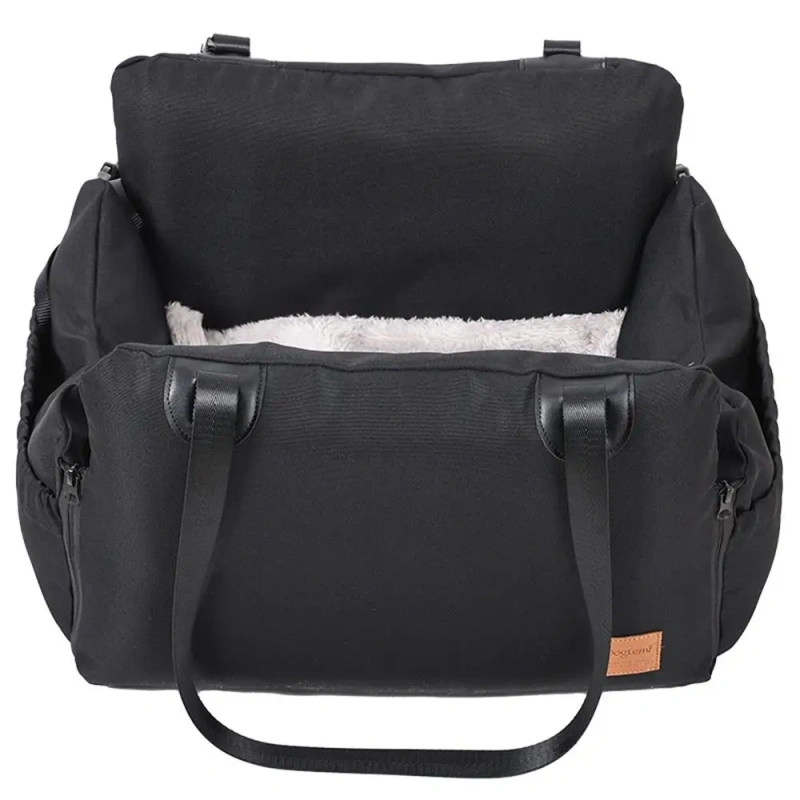 Dog Car Seat Air Bag Dog Booster Seat for Small Pets Dog Booster Seat for Small Pets with Adjustable Straps Interactive Pet Seat