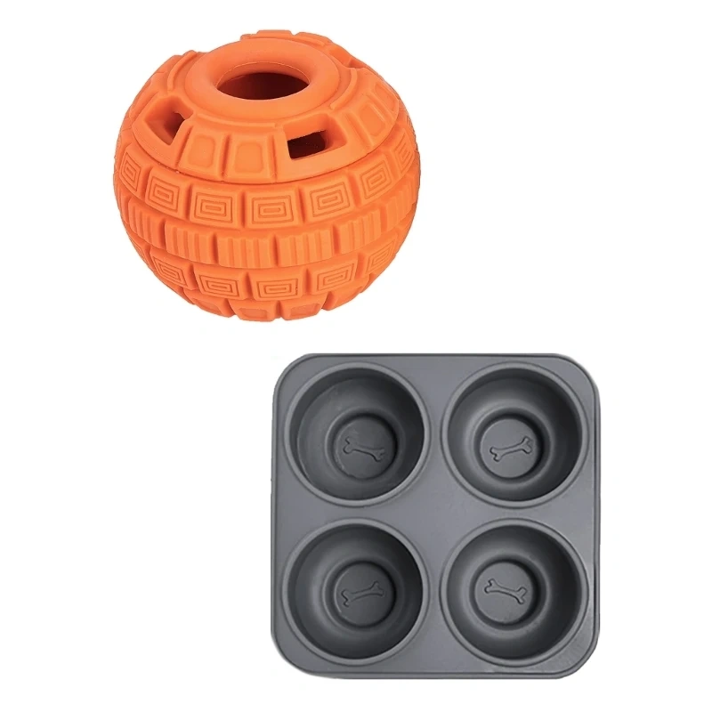 Chew Resistant Dog Puzzle Toy Treat Feeder Slow Eating Digestive Health Feeder