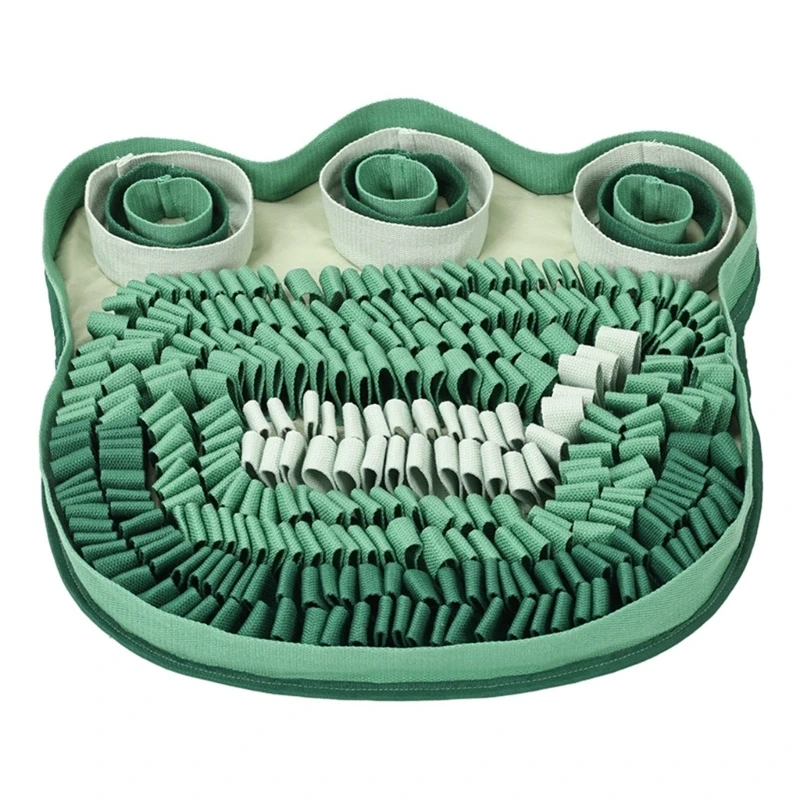 Dog Snuffle Treat Dispensing Blanket for Dogs Interactive Puzzle Pet Chew Toy Reducing Boredom Foraging Skill