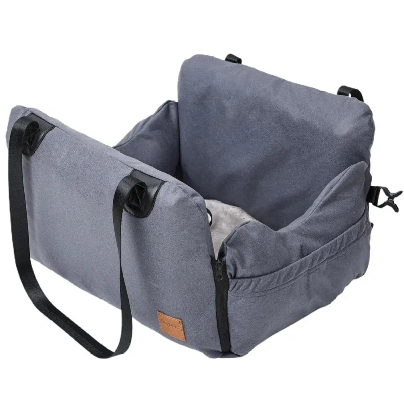 Dog Car Seat Air Bag Dog Booster Seat for Small Pets Dog Booster Seat for Small Pets with Adjustable Straps Interactive Pet Seat