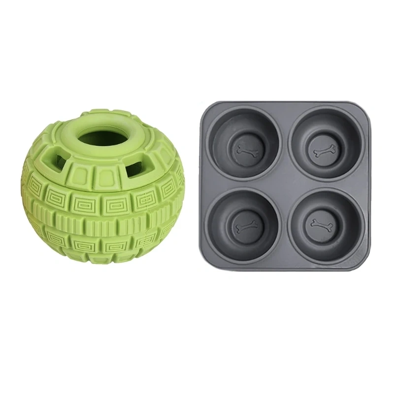 Chew Resistant Dog Puzzle Toy Treat Feeder Slow Eating Digestive Health Feeder