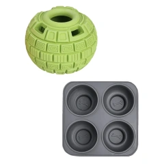 Chew Resistant Dog Puzzle Toy Treat Feeder Slow Eating Digestive Health Feeder