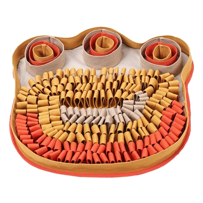 Dog Snuffle Treat Dispensing Blanket for Dogs Interactive Puzzle Pet Chew Toy Reducing Boredom Foraging Skill