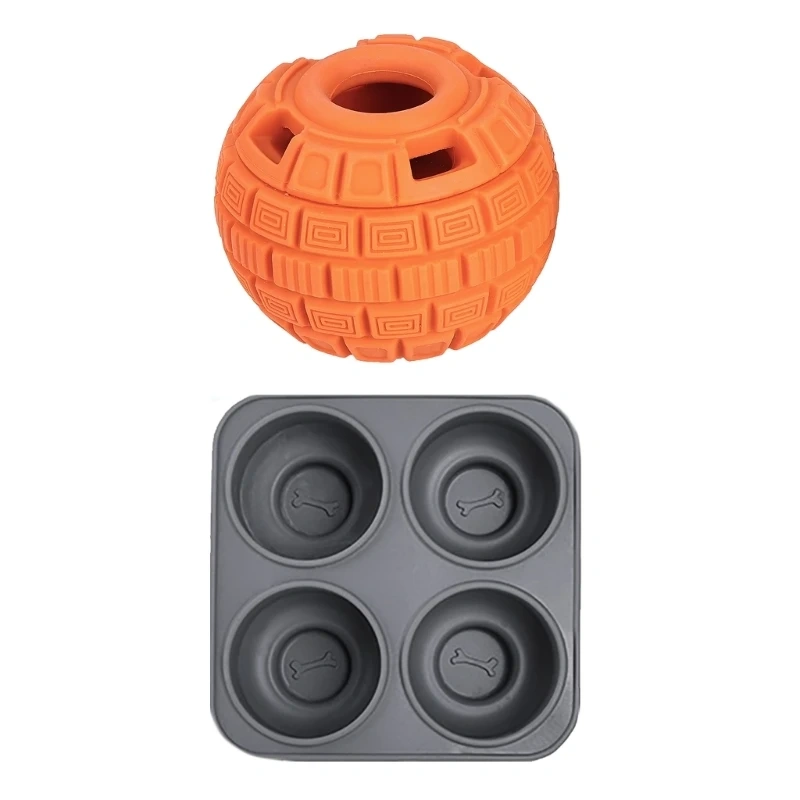 Chew Resistant Dog Puzzle Toy Treat Feeder Slow Eating Digestive Health Feeder