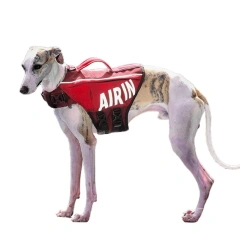 Adjustable Dog Life Preserver with High Buoyancy Life Preserver 3 Sizes Flotation Device Swimsuit Rescuing Handle