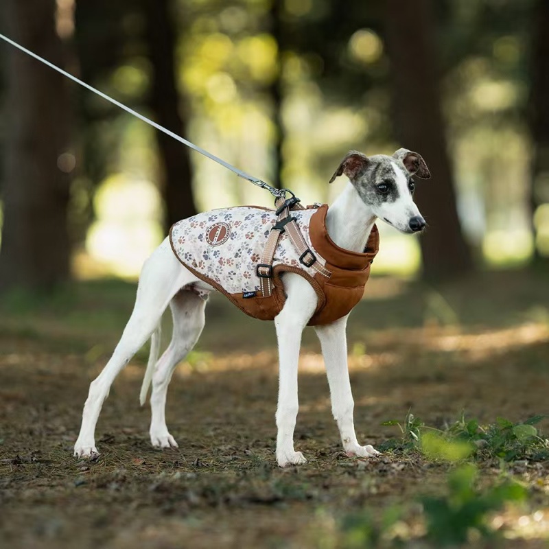 Wholesale Luxury Dog Jackets Vest Factory Hoodie Pet Clothes Waterproof Dog Coat With Harness Dog Trench Coat