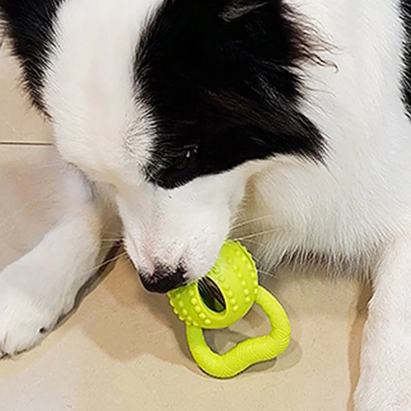 1pc - Durable Dog Chew Toy - Interactive Teeth Cleaning Training Aid - Long-Lasting Pet Supplies for Aggressive Chewers