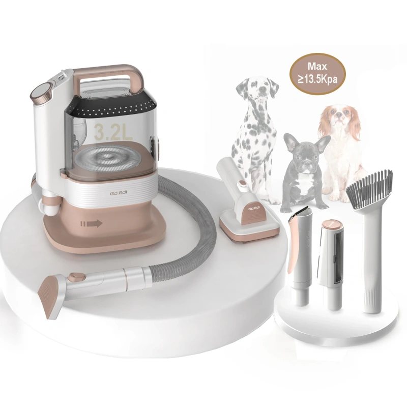 3.2L Large Capacity Pet Vacuum Cleaner Dog And Cat Hair Grooming Tool Kit