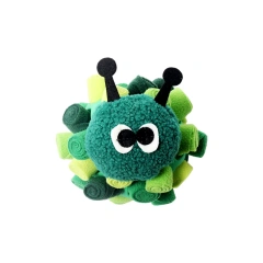 Caterpillar shape Pet Sniffing Fried Ball Toy Dog Blind Box Hidden Food Bubble Rubber Ball Sniffing Puzzle Anti-demolition Toy