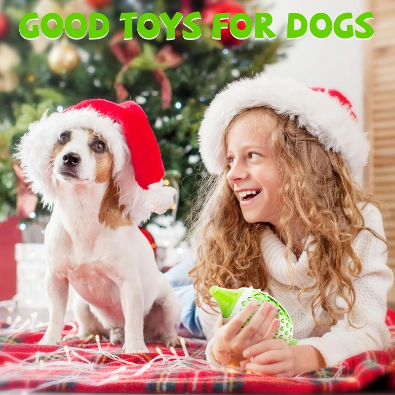Pet Funnel Ball Dog Toys, Durable Rubber Construction, Puppy Teeth Grinding and Cleaning Fun Dog Accessories  Pet Products