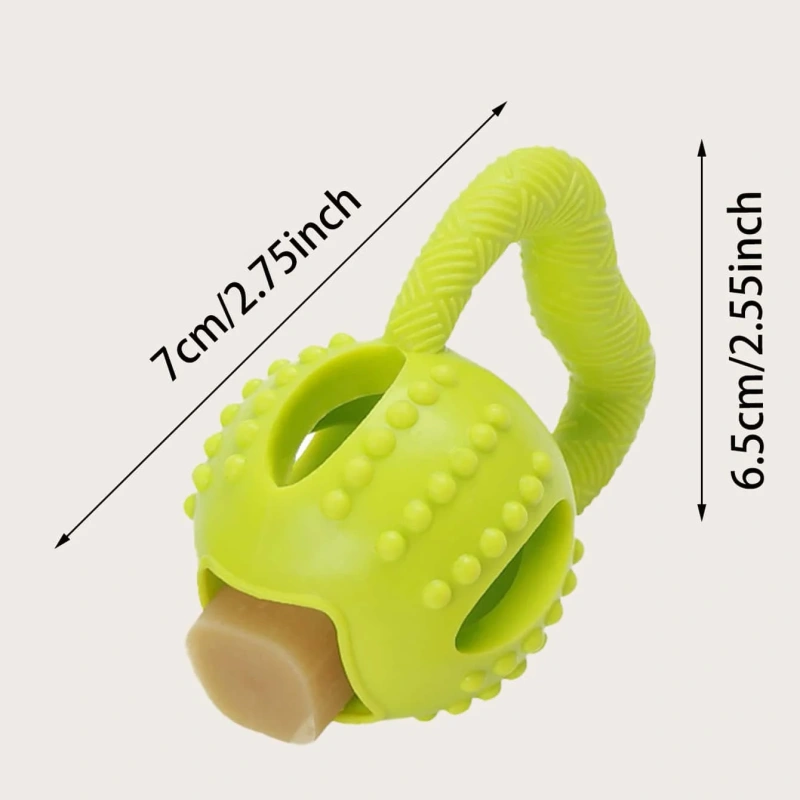 1pc - Durable Dog Chew Toy - Interactive Teeth Cleaning Training Aid - Long-Lasting Pet Supplies for Aggressive Chewers