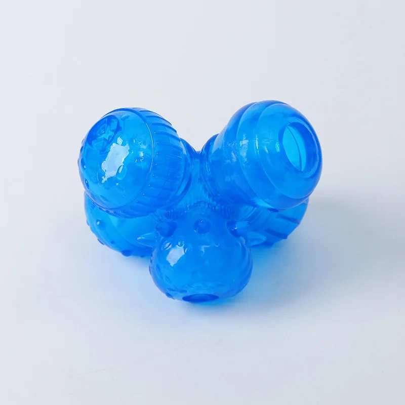 Pet Toy Food Leaker Cross-pass Dog Food Leakage Ball Bite-resistant Training Educational Dog Training Toy Dog ​​toy Ball