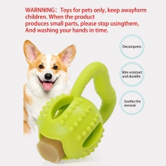 1pc - Durable Dog Chew Toy - Interactive Teeth Cleaning Training Aid - Long-Lasting Pet Supplies for Aggressive Chewers