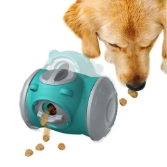 Rolling Dog Feeder Toy Rolling Interactive Food Dispenser Toy Anti-Bite Treat Toys Pet Slow Feeder Puzzle For Biting Training