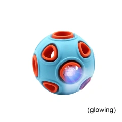 KOMMILIFE Glow Pet Dog Toys Interactive Ball Toy For Dogs Anti-stresses Bite-resistant Molar Dog Chew Toy Dog Accessories