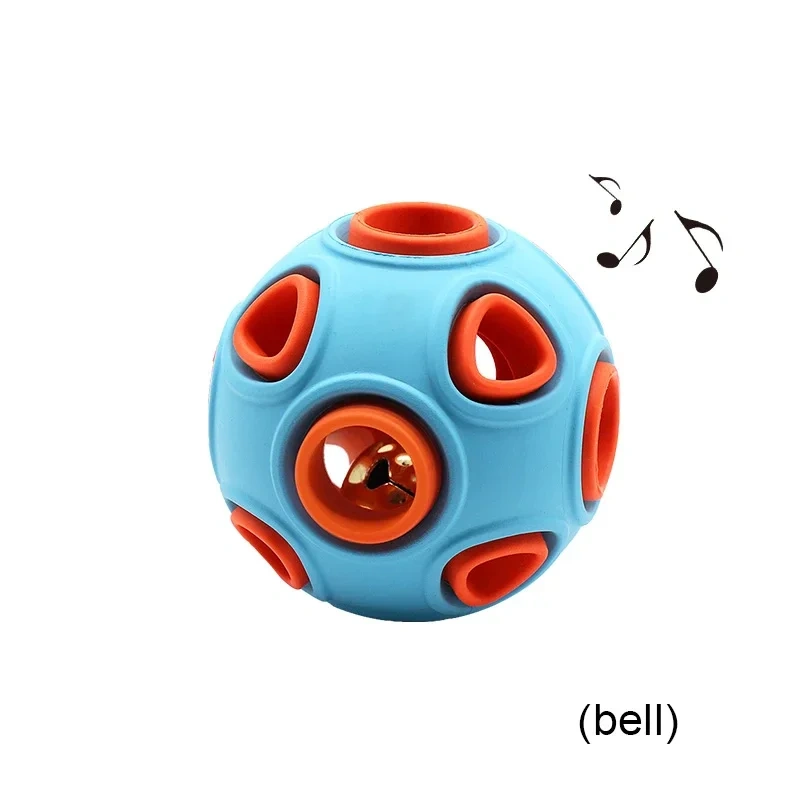 KOMMILIFE Glow Pet Dog Toys Interactive Ball Toy For Dogs Anti-stresses Bite-resistant Molar Dog Chew Toy Dog Accessories