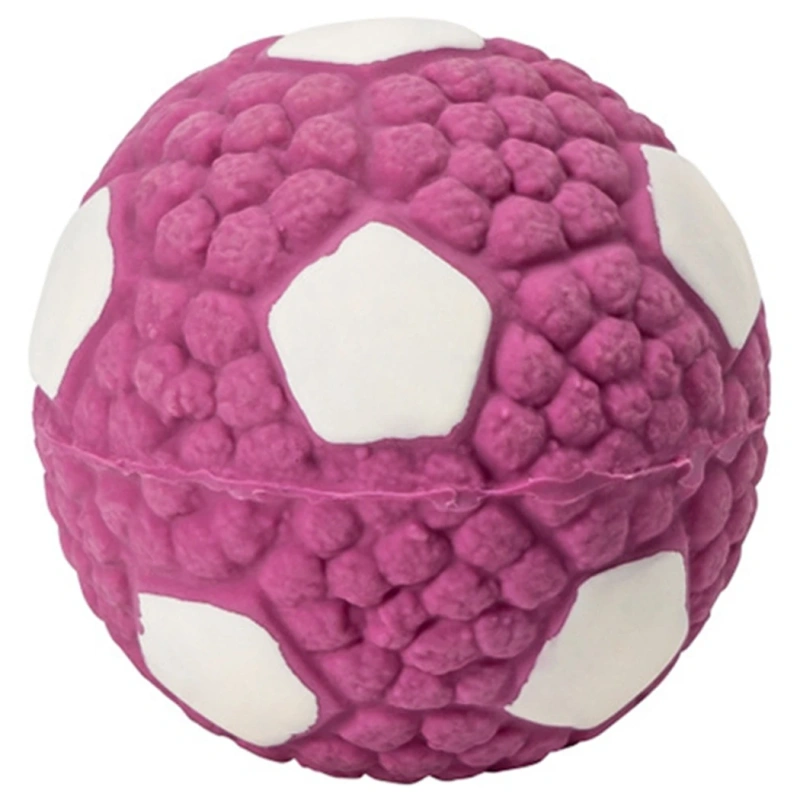 Dog Ball Toy Squeaky Latex Bouncy Puppy Teething Toy Dog Chew Soccer Ball For Training Dog Toy Rubber Volleyball Ball Chewing