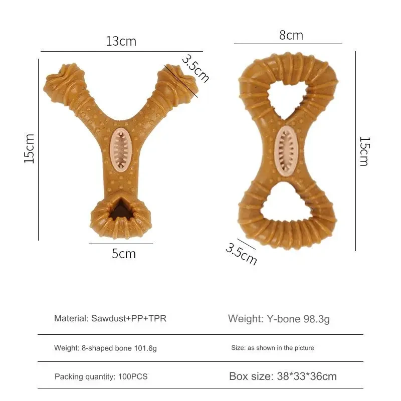 Wooden Durable and Interactive Dog Toys for Teeth Cleaning Large Breed Chew Stick Indestructible Tough Durable Dog Toys