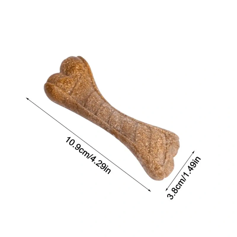Long-Lasting Hard Chew Bone Toys For Dogs Dog Bone Toy Cleaning Toothbrush Bone Food-grade PP Stimulating Bone Dog teething Toy