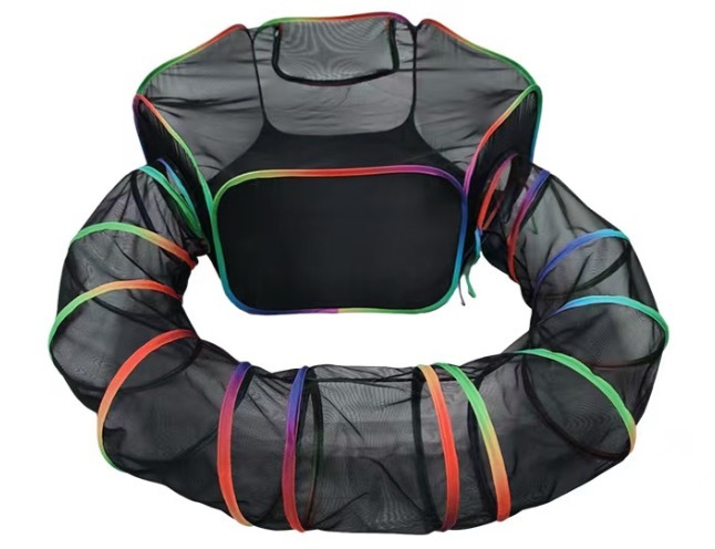 Cat Tunnel Tube Funny Kitten Toy Foldable Toy For Cat Interactive Cat Training Rabbit Animal Play Games Pet Product Pets