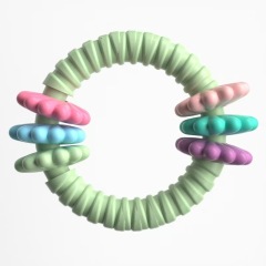 Chew Rings For Dogs Heavy Duty Strong Tough Chew Toy Rubber Puppy Teething Ring For Medium & Large Breed Aggressive Chewers
