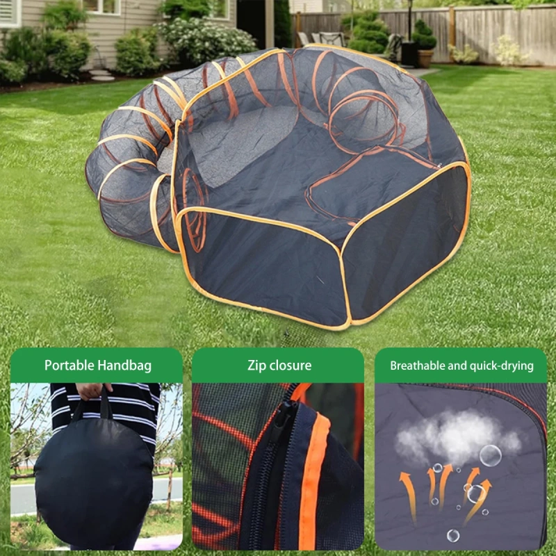 Cat Tunnel Tube Funny Kitten Toy Foldable Toy For Cat Interactive Cat Training Rabbit Animal Play Games Pet Product Pets