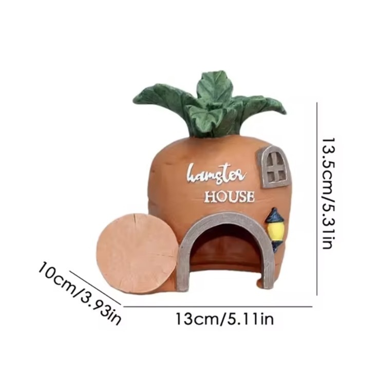 Mini Aquarium Decoration Fruit House Pineapple House Landscape Accessories Artificial Resin Crafts Fish Tank Fish Fry Decoration