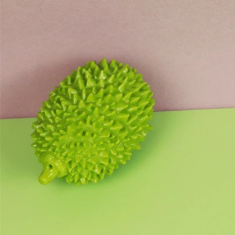 Dog toys, bite resistant, vocalizable, grinding teeth, pet toys, durian, self fun, relieving boredom, dog toys