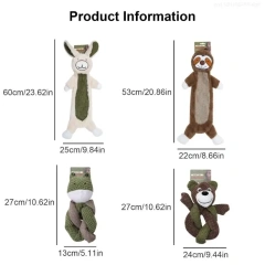 Cartoon Bear for Dogs Tossing Molar Improving Pet Digestion Molar Chew Toy F1FB