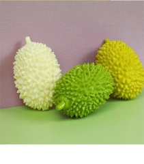 Dog toys, bite resistant, vocalizable, grinding teeth, pet toys, durian, self fun, relieving boredom, dog toys