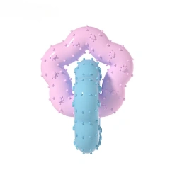 Dog Chew Toy Puppy Teeth Cleaning Teeth Toy Pet Rubber Bite-resistance Teeth Grinding Chewing Toys Dog Training Toy Pet Supplies