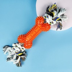 Dog teething toys, chewing toys, entertainment and boredom interactive toys, knot toys, teeth cleaning and chewing toys