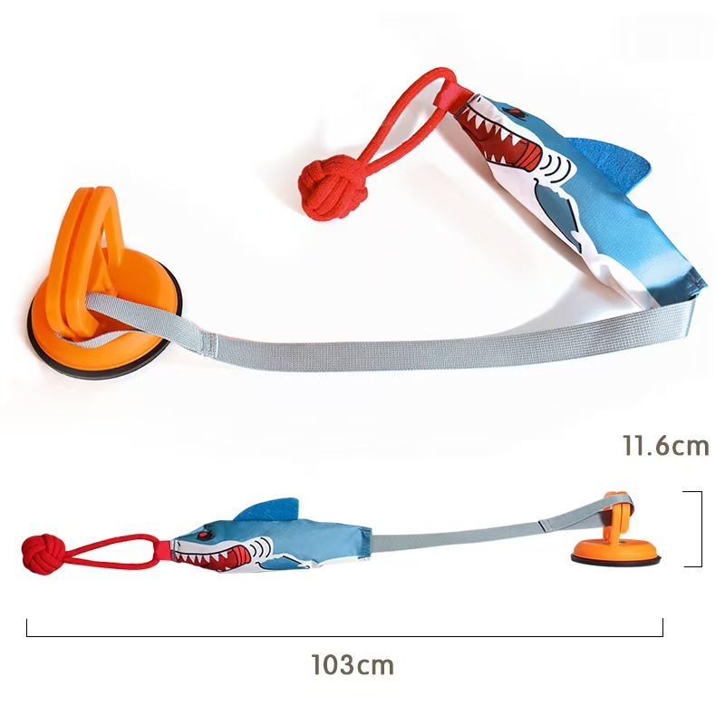 Spring Pole for Dogs Chew Rope Toys for Dog Bungee Tree Tug Toy Outdoor Dog Pull Tug of War Toys