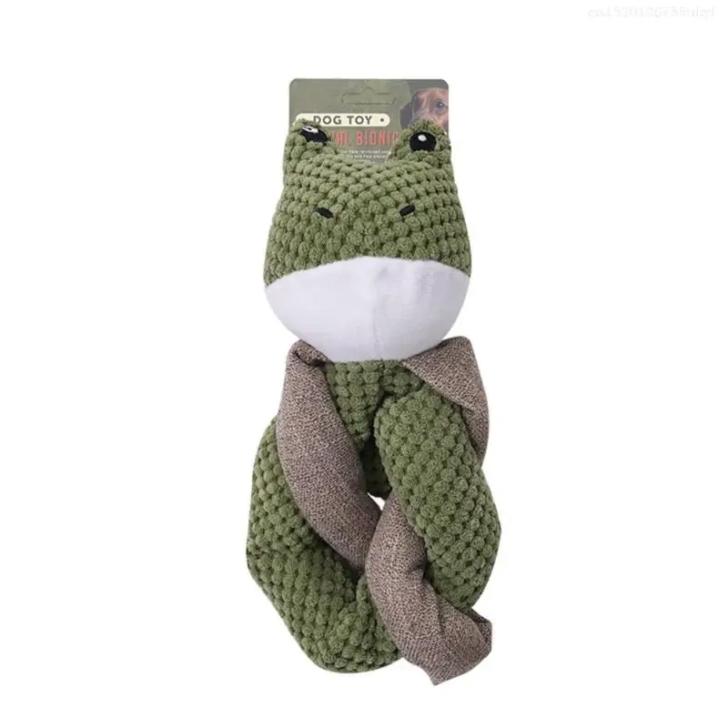Cartoon Bear for Dogs Tossing Molar Improving Pet Digestion Molar Chew Toy F1FB