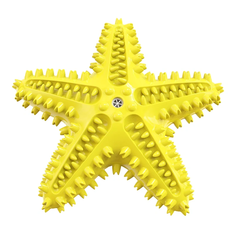 Dog Toys For Large Dogs Tooth Cleaning Chew Funny Interactive Training Starfish Toy Accessories Squeaky Toys TPR Toys Beagle