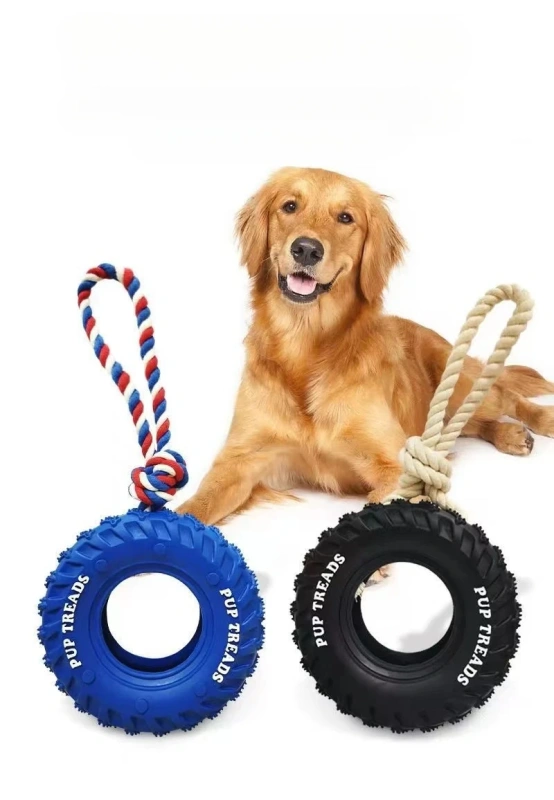 Interactive Training Toy for Dogs Clean Your Teeth Pets Accessories Bite-resistant Dog Nibble Pet Grinding Toys Tires Supplies