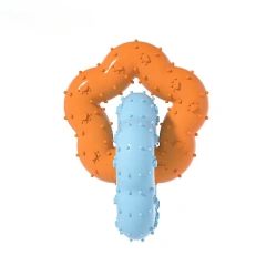 Dog Chew Toy Puppy Teeth Cleaning Teeth Toy Pet Rubber Bite-resistance Teeth Grinding Chewing Toys Dog Training Toy Pet Supplies
