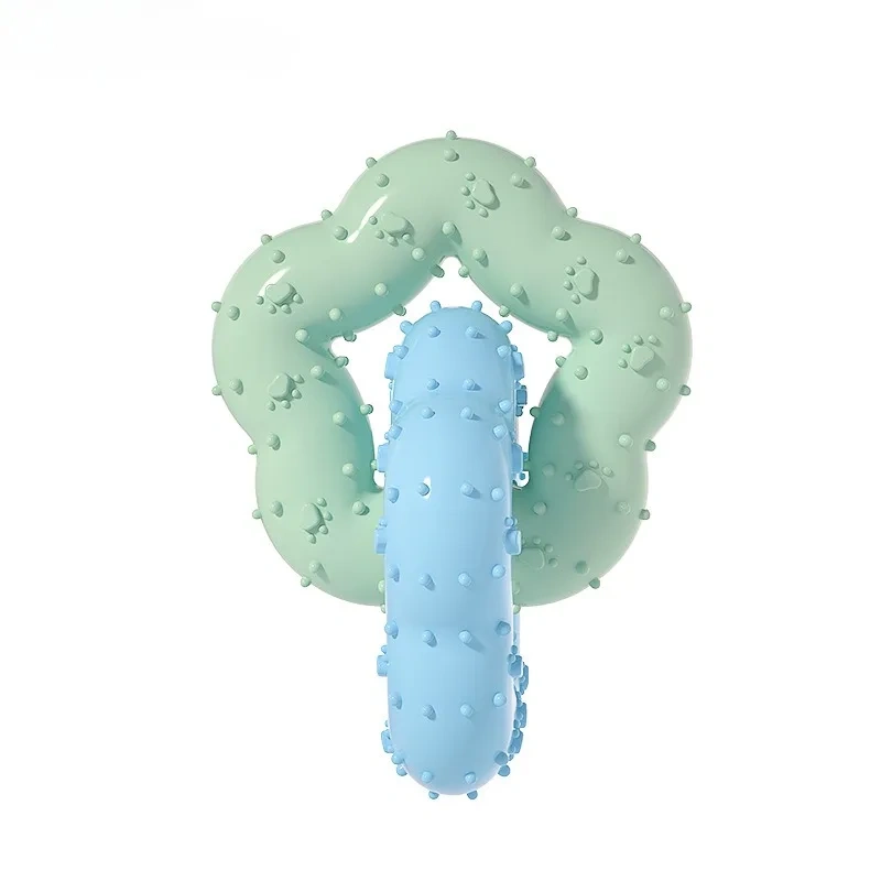 Dog Chew Toy Puppy Teeth Cleaning Teeth Toy Pet Rubber Bite-resistance Teeth Grinding Chewing Toys Dog Training Toy Pet Supplies