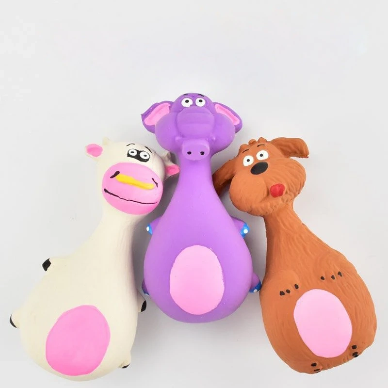 Interactive Pet Dog Toys Bite-resistant Dog Chew Toy Funny Pet Sounding Toys for Small Medium Dogs Animal Shape Puppy Toys