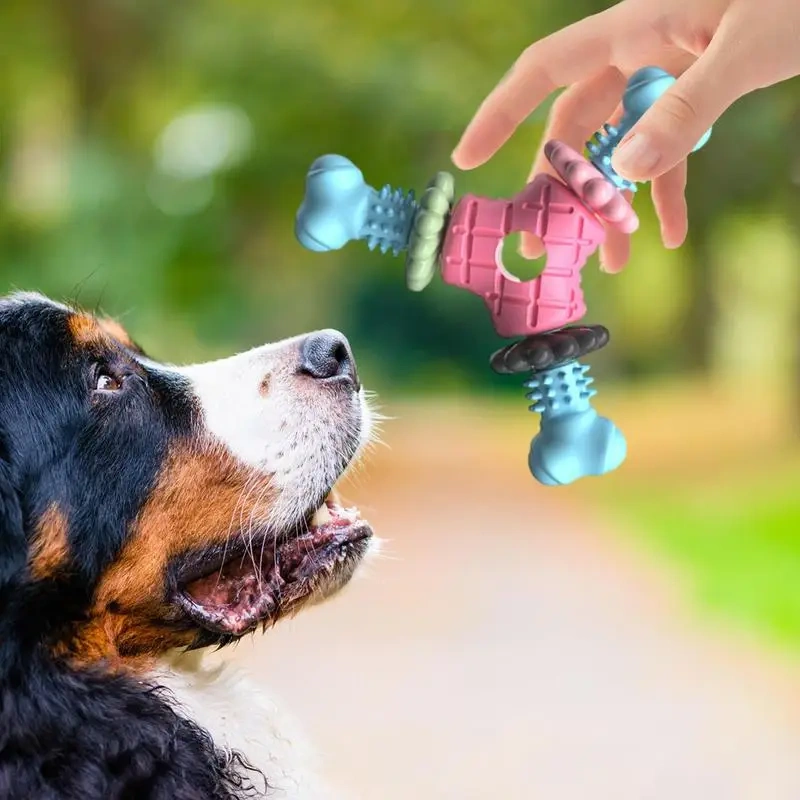 Dog Chew Toys For Cleaning Teeth Bite Resistant For Dogs Interactive Training Playing Toy Cleaning Teeth For Small And Large Dog