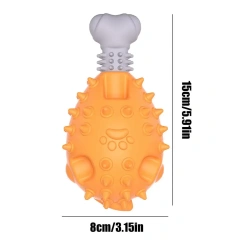 Puppy Chew Toys Bite-Resistant Interactive Chew Toys Chicken Leg Shaped Toys Puppy Teething Toys For Small Medium Large Dogs
